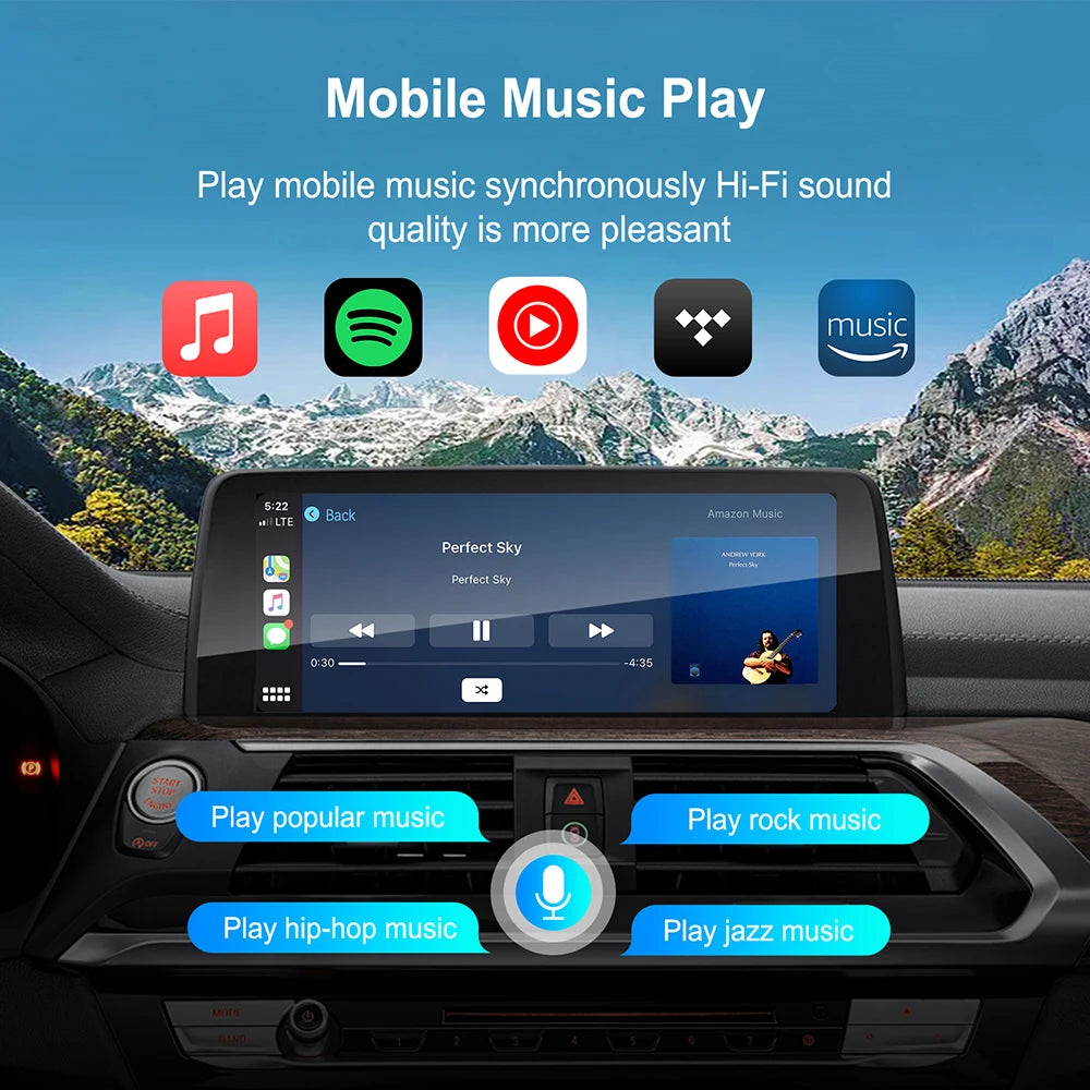 Wireless CarPlay Android Auto for BMW NBT CIC System 1 2 3 4 5 6 7 Series X1 X3 X4 X5 X6 MINI E60 E84 E70 F26 F25 F10 F11F20 F21