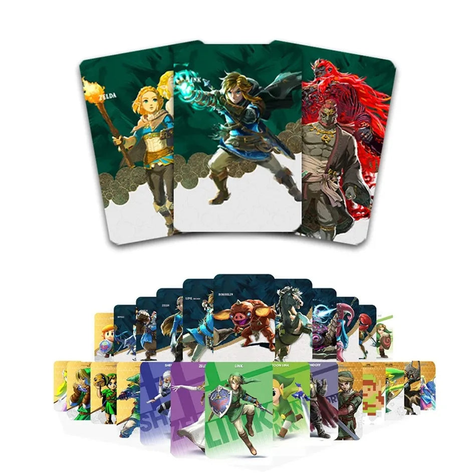 New splatoon Zelda Amiibo Card Apply to the Legend of Zelda: Tears of the Kingdo and Breath of the Wild Latest Paragliding NFC