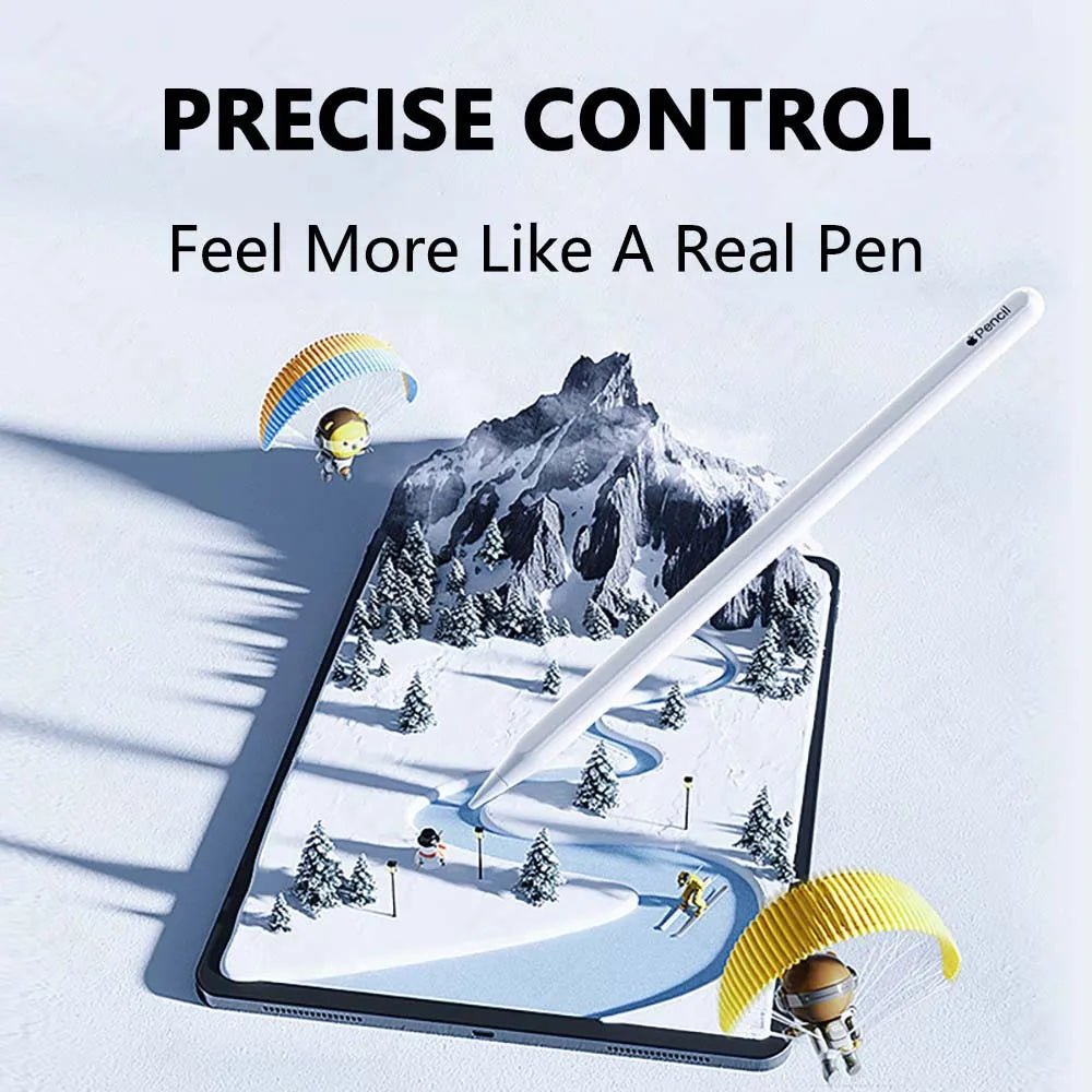 Replacement Pencil Tips for Apple Pencil 1st 2nd 3th(USB-C) 4/6 Pcs 2B Thin Soft Nibs for iPad Pro Pencil 1/2/3 Stylus Fine Nib