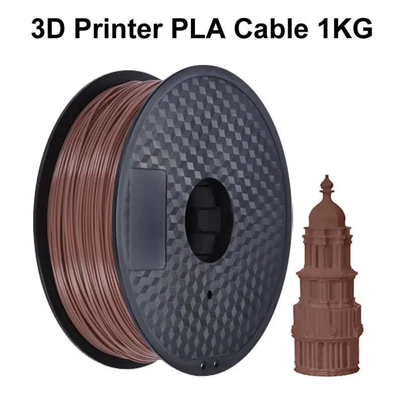 1KG Color 3D Printers Pla Cables 1.75mm Printer Filament 3D Printing Cables 3D Printer Accessory 3D Printer Easy to Print