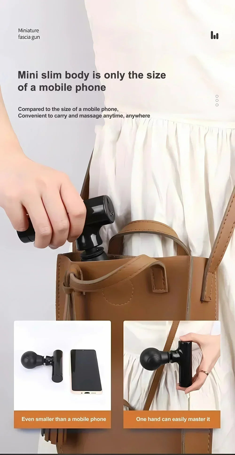 Hot Mini Fascial Massage Gun  Massager For Body Neck Back Deep Tissue Muscle Relaxation Pain Relief Tool Small Handheld Portable