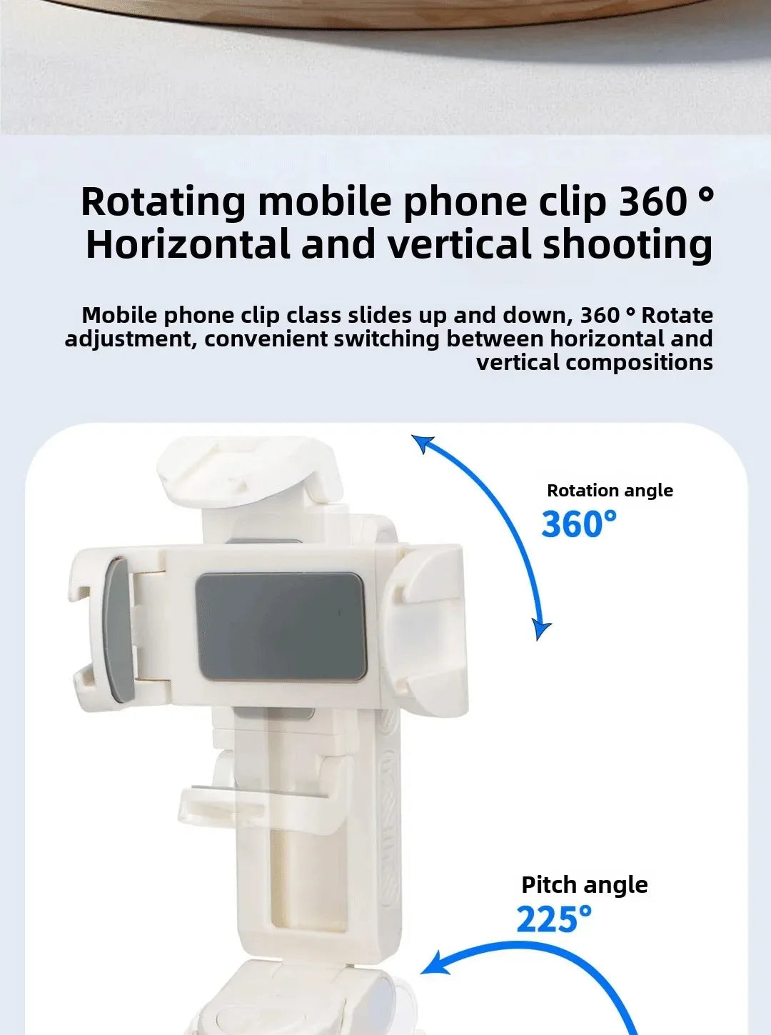 Super Mini Selfie Stick Portable Phone Holder Shooting Aid Versatile Integrated Design Bluetooth Remote For Live Broadcas