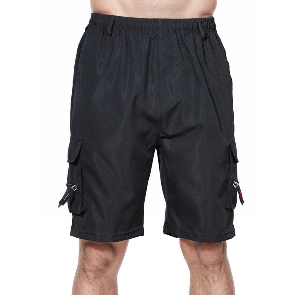 Men's Cargo Shorts Big Size Sports Knee Shorts Classic Short Pants Streetwear Straight Loose Work Casual Street Shorts