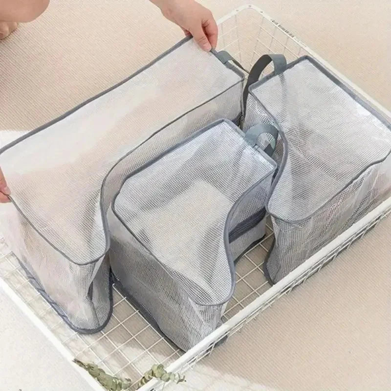 Boot Storage Bag Portable Shoes Organizer Waterproof Dustproof Protection Holder Bag for Household Travel Supplies