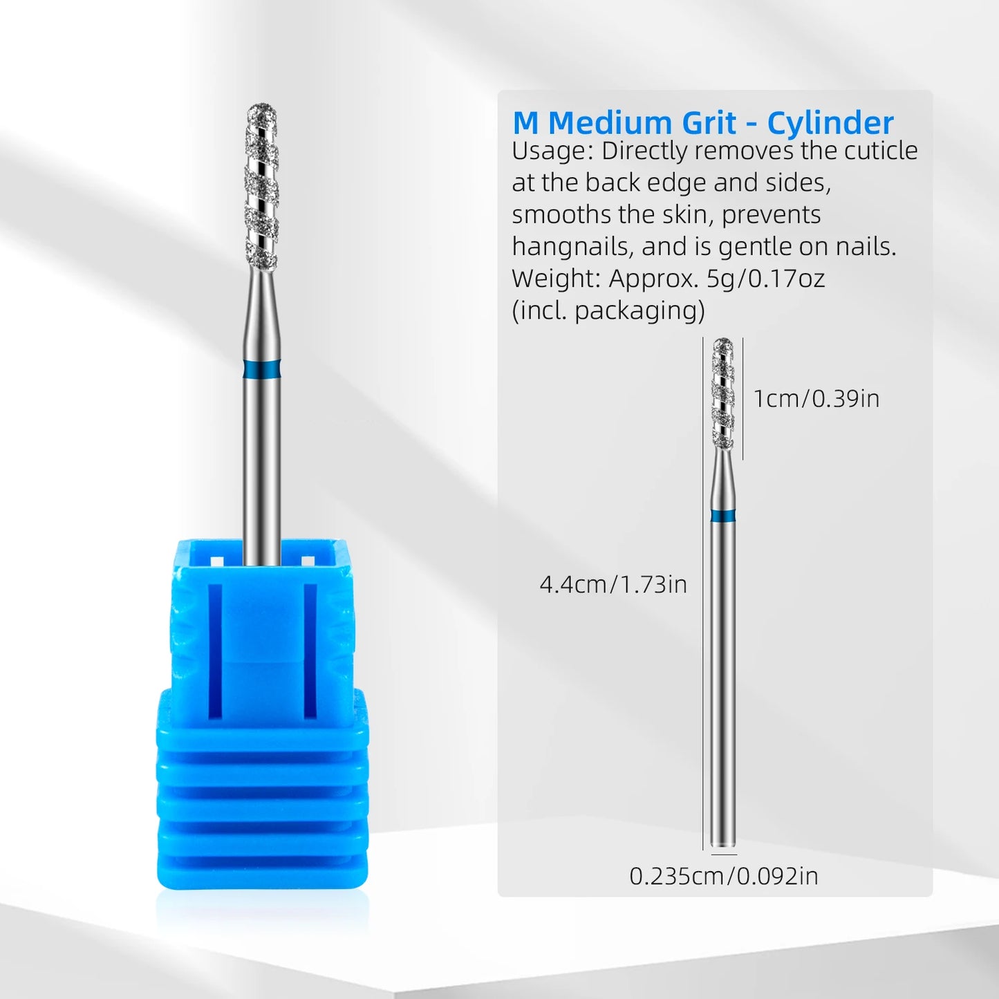 Tornado Diamond Nail Drill Bits Spiral Drill Milling Cutter For Manicure Electric Machine Accessory Nail File Gel Remover Tool