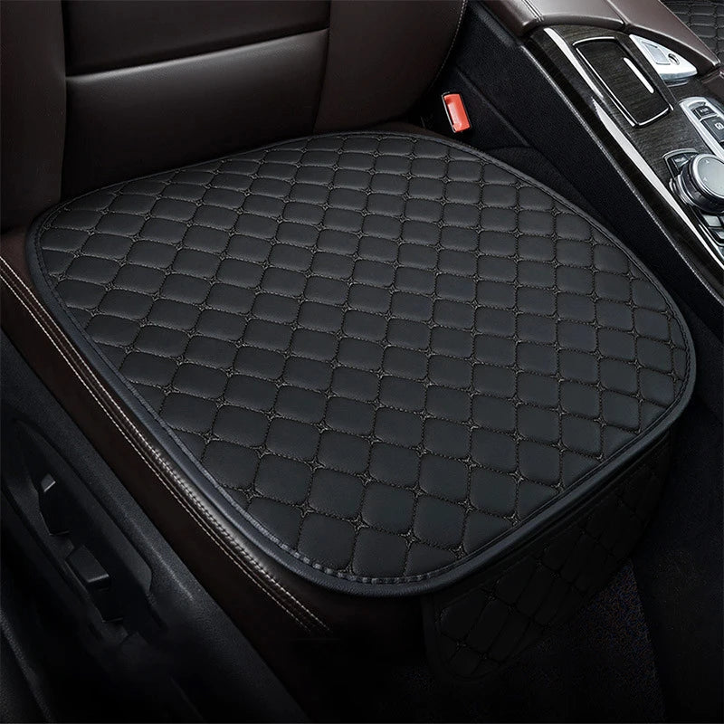 New Pu Leather Car Seat Cover Seat Back Cushion Minimalism Seat Cushion Universal Wear-resistant and Durable Four Seasons