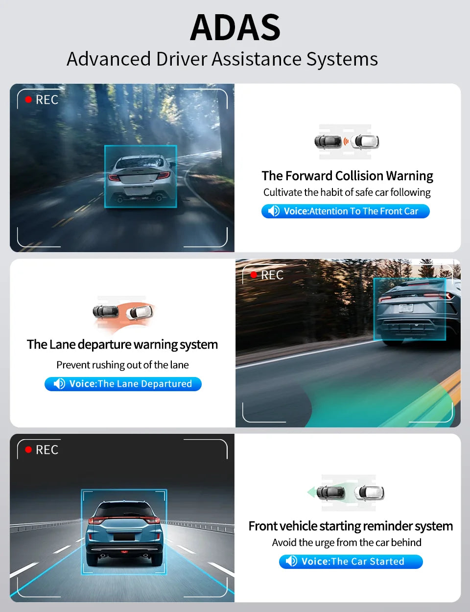 Imagebon 10.26 Inch 4K ADAS Car Mirror Video Recorder Wireless CarPlay & Android Auto Dash Camera GPS Navigation Night Vision