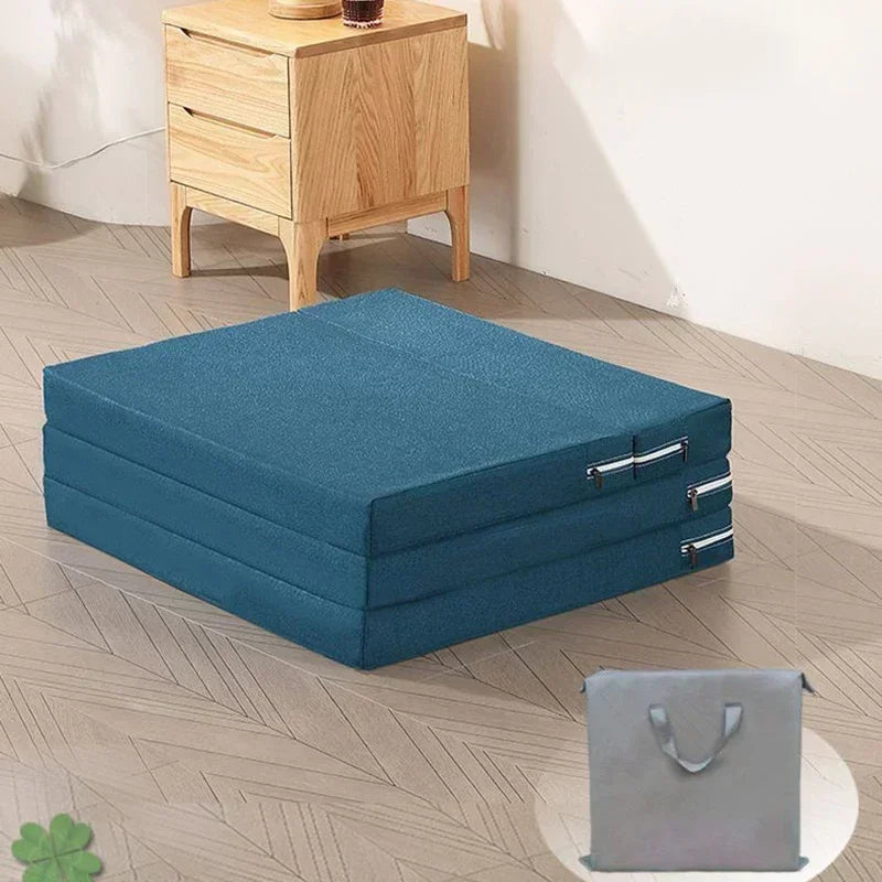 Home Lunch break folding mattress primary school students office floor paving car tatami sponge mat nap floor mat  foam mattress