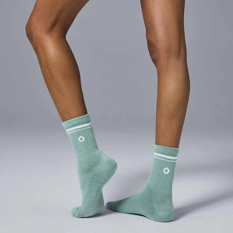 Cotton Female Yoga Sports Sock, Medium Long Socks, Pilates Fitness Sports Four Seasons High Quality Women's Yoga Sock