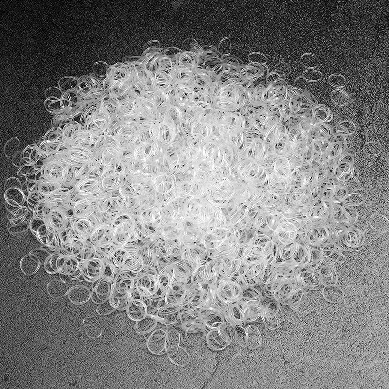 1500PCS Girls Disposable Rubber Band Boxed Elastic Hair Bands Headband Children Ponytail Holder Bands Kids Hair Accessories