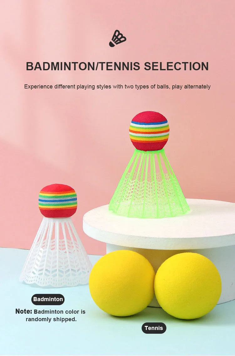 Racket Tennis for Children Outdoor Sports Badminton Racket Kindergarten Toy Set for 3-12years Old Badminton Sets