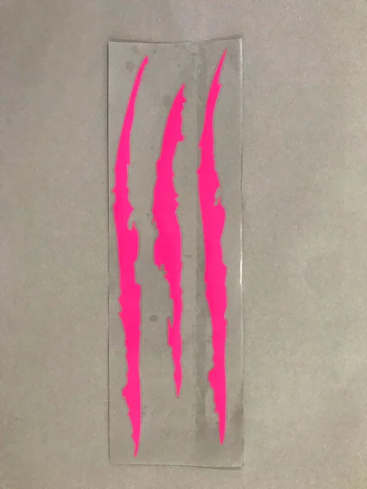 Car Styling Ghost Claw Scratch Stripe Marks Headlight Decal Vinyl Decal Auto Body Decorative Stickers PVC Carving Vinyl Decal