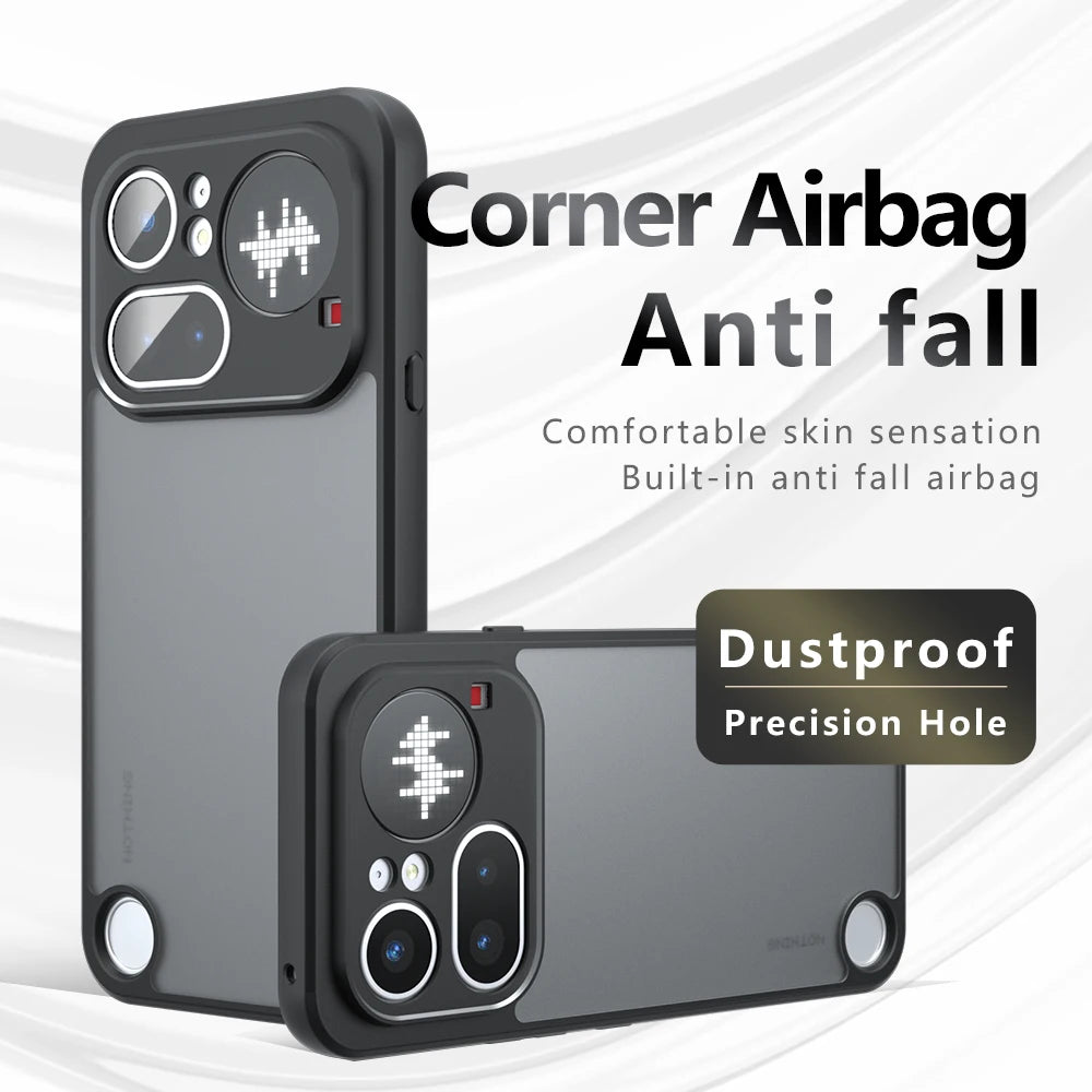 For Nothing Phone4A  Airbag Super Protection Soft Clear Matte Back Cover For Nothing Phone4A Pro 5G Phone Case