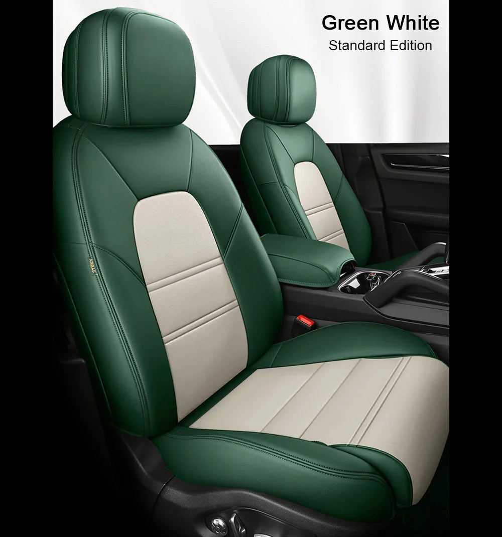 For Land Rover Range Rover Velar 2017 2018 2019 2020 Faux Leather Custom Car Seat Covers Full Set Interior Protector Accessories