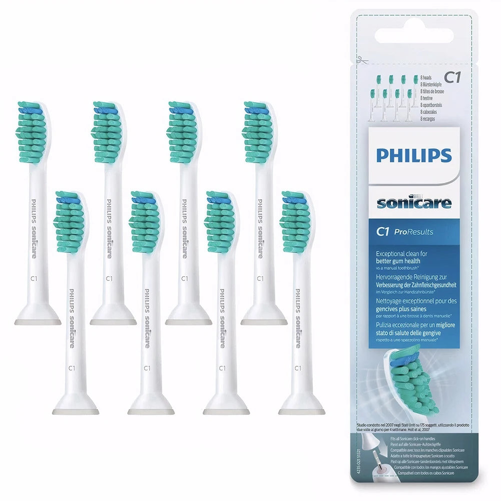8/16PCS Toothbrush Heads White Toothbrush Brush Head Exceptional Clean for Philips Sonicare C1 Pro Results For Toothbrushes