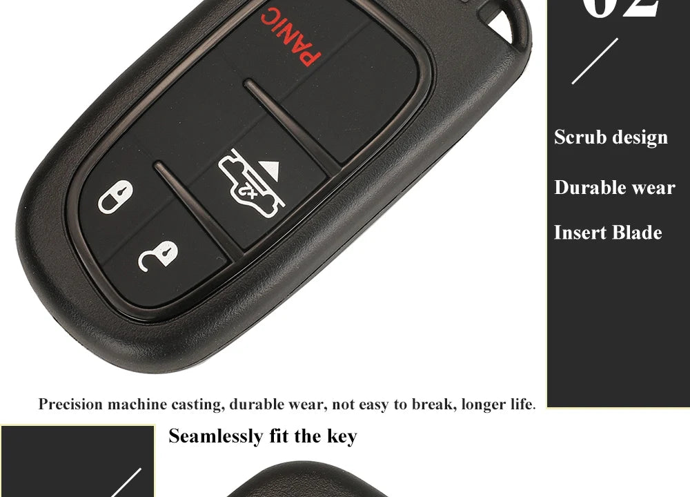 jingyuqin GQ4-54T ID46 Remote Pickup Car Key For Dodge Ram 1500 2500 3500 2014 2015 2016 2017 2018 Keyless FOB 433Mhz 2/3/4/5 BT