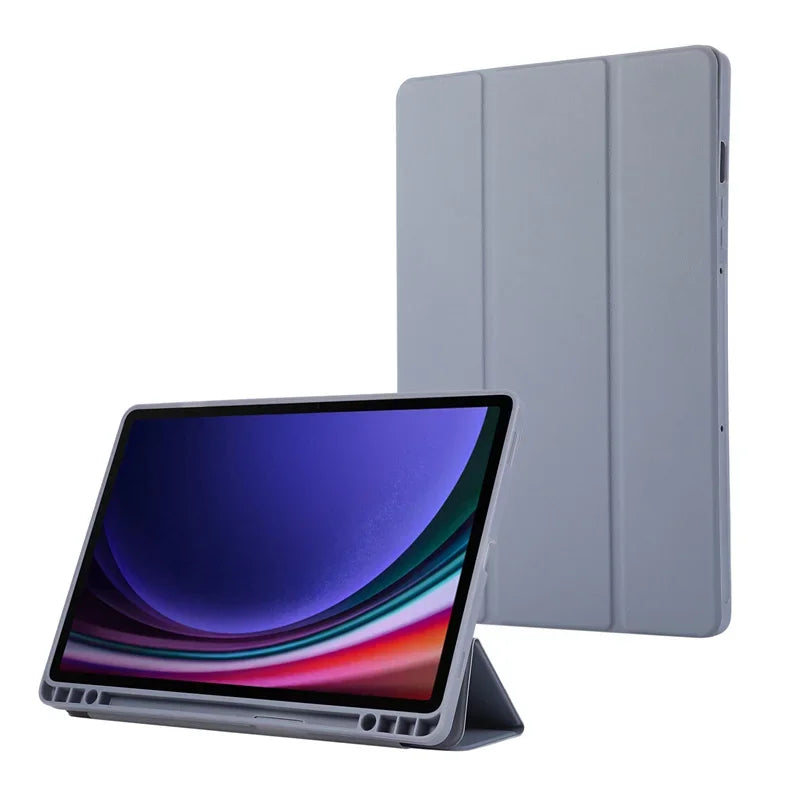 Funda For Samsung Galaxy Tab S9 FE Case 10.9" PU Leather TPU Back Stand Tablet For Galaxy Tab S9 Fe Plus S9 Case with Pen Holder