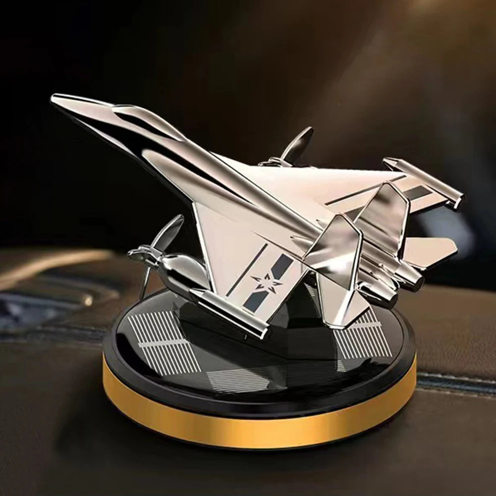 Car Perfume Aromatherapy Car Solar Power Car Air Freshener Airplane Rotating Aromatherapy Oil Diffuser Lasting Fragrance