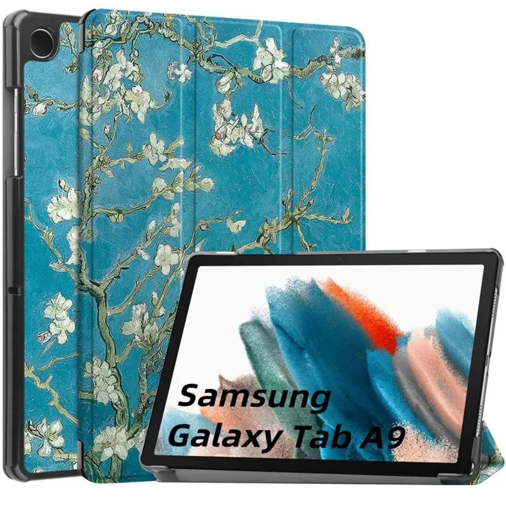 For Samsung Galaxy Tab A9 Plus Case 11 inch 2023 SM-X210 X216 Leather Shockproof Fold Smart Cover Funda for Galaxy Tab A9 X110