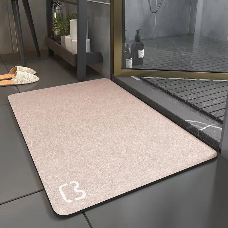 Bathroom Absorbent Floor Mat, Entrance Door Foot Mat, Bedroom Living Room Non Slip Mat