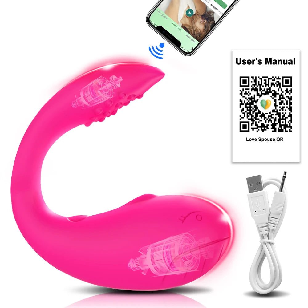 Wireless Bluetooth APP Vibrator Egg for Women Clit Clitoris Stimulator Wearable G Spot Vibrating Female Love Egg Adult Sex Toys