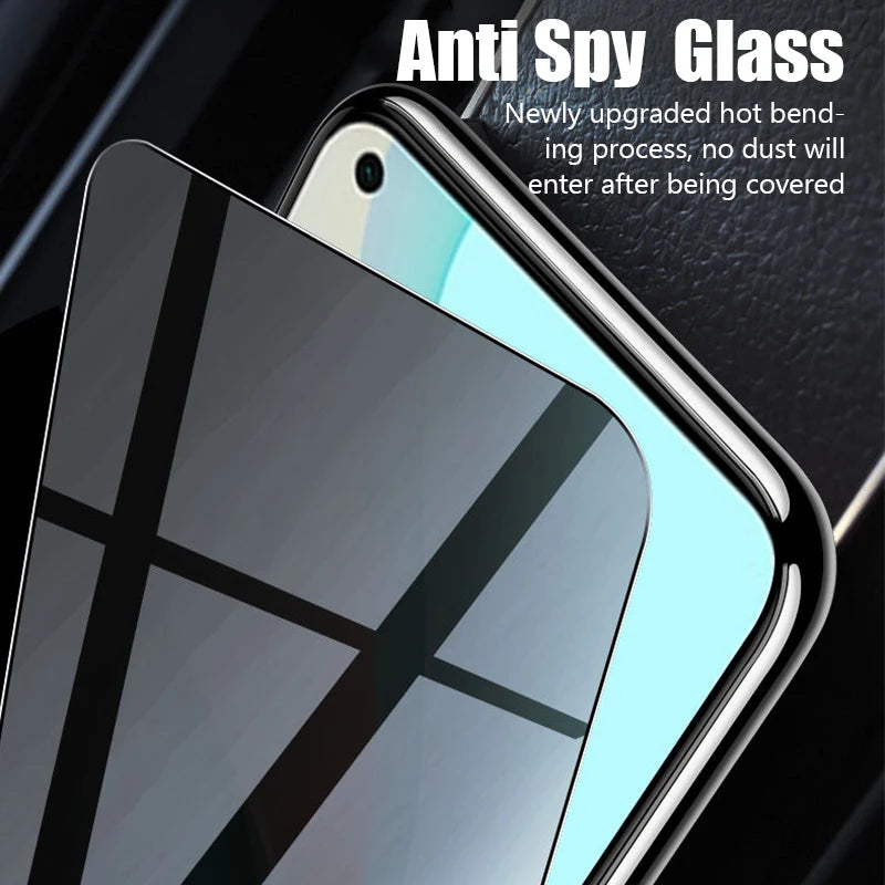 2PCS Anti Spy Screen Protector for Xiaomi Poco X3 Pro Privacy Glass on Redmi Note 10 Pro 10S 11Pro 5G 11Pro Plus 11S 12 Pro Plus