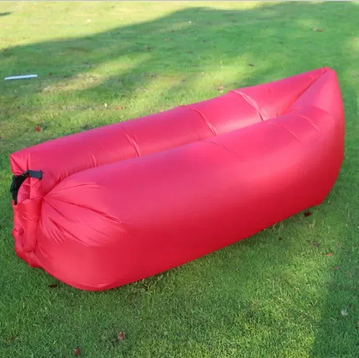 2024 Hot Outdoor Tik Yin Network Red Air Lazy Inflatable Sofa Bag Portable Camping Sofa Mattress Music Festival Concert Recliner
