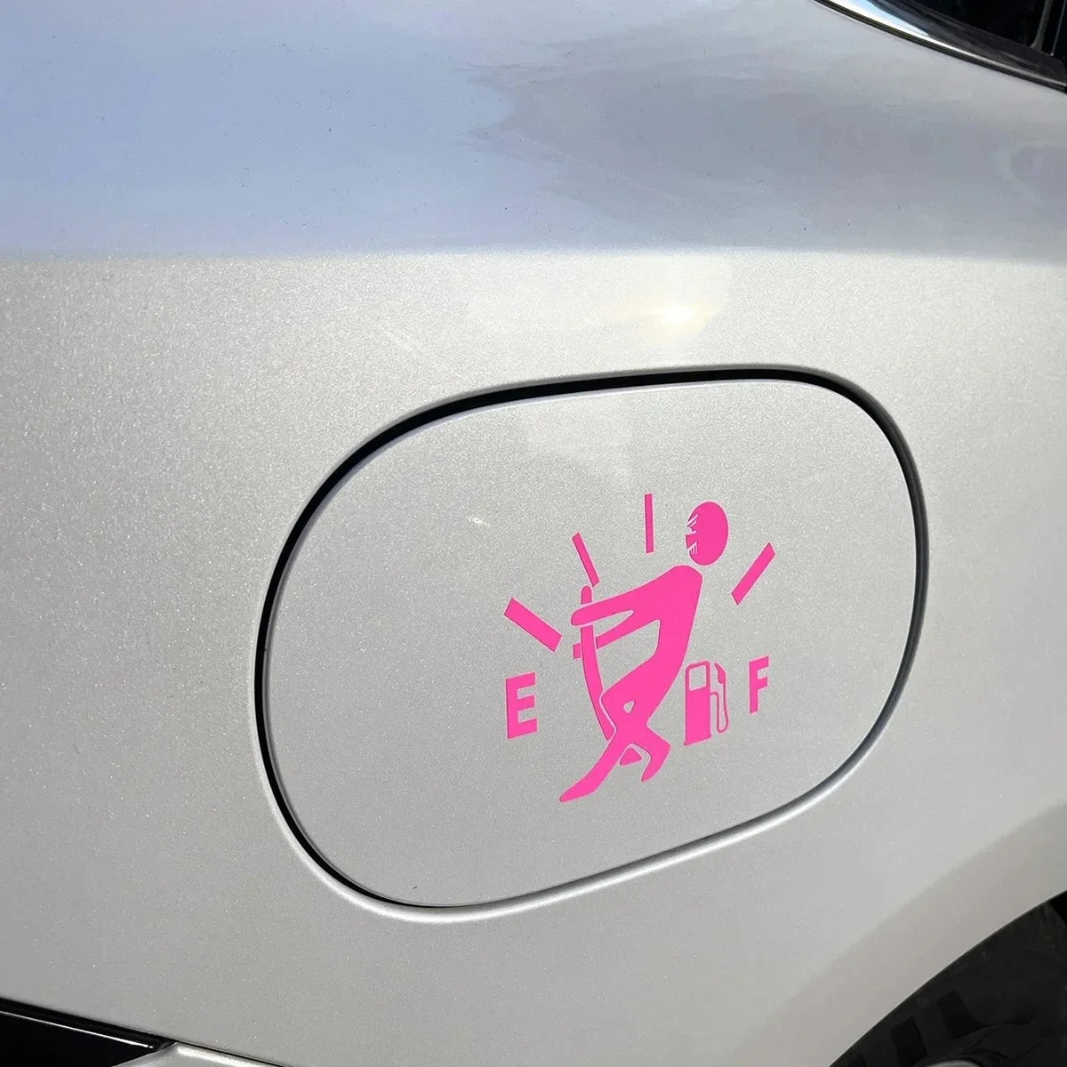 Fuel Tank Cap Cover High Gas Consumption Decal Fuel Gage Empty Vinyl Funny Car Stickers Scratch Paste Sticker