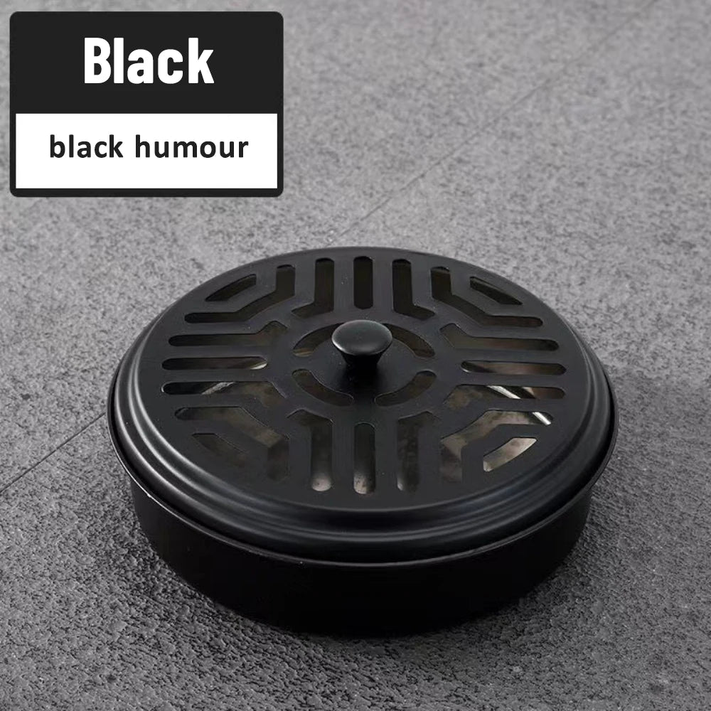 2024 Mosquito Coil Holder Mosquito Coil Box With Cover Mosquito Coil Tray Nail Tooth Mosquito Coil Holder Household Ash