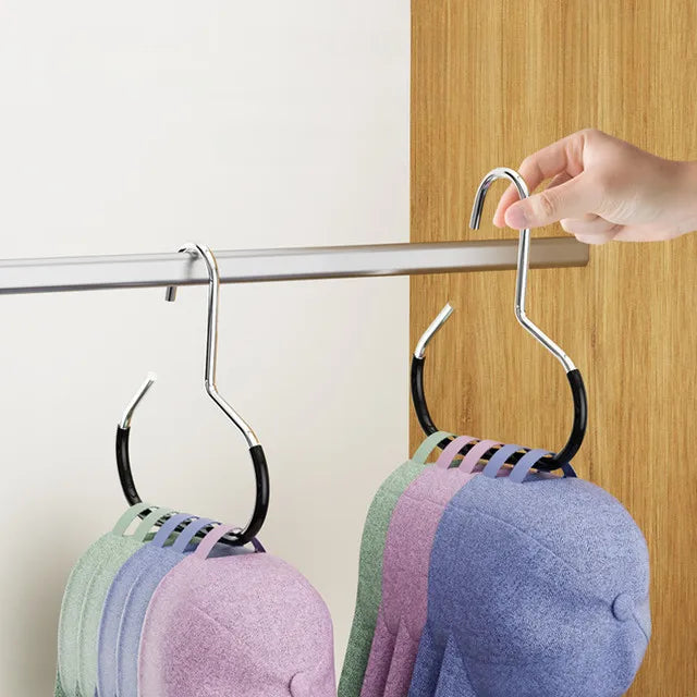 Circle Ring Hat Hanger 8 Hats Display Rack Baseball Cap Organizer Scarf Towel Tie Storage Holder for Closet Bedroom Saving Space