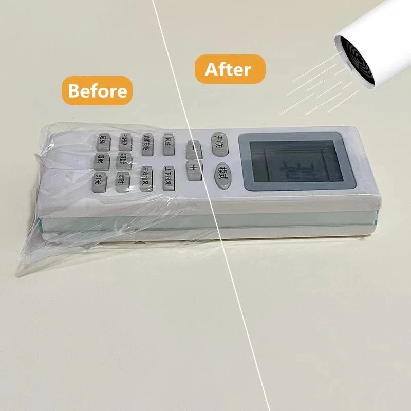 Transparent Shrink Film Bag Anti-dust Protective Case Cover For TV Air Conditioner Remote Control Shrink Plastic