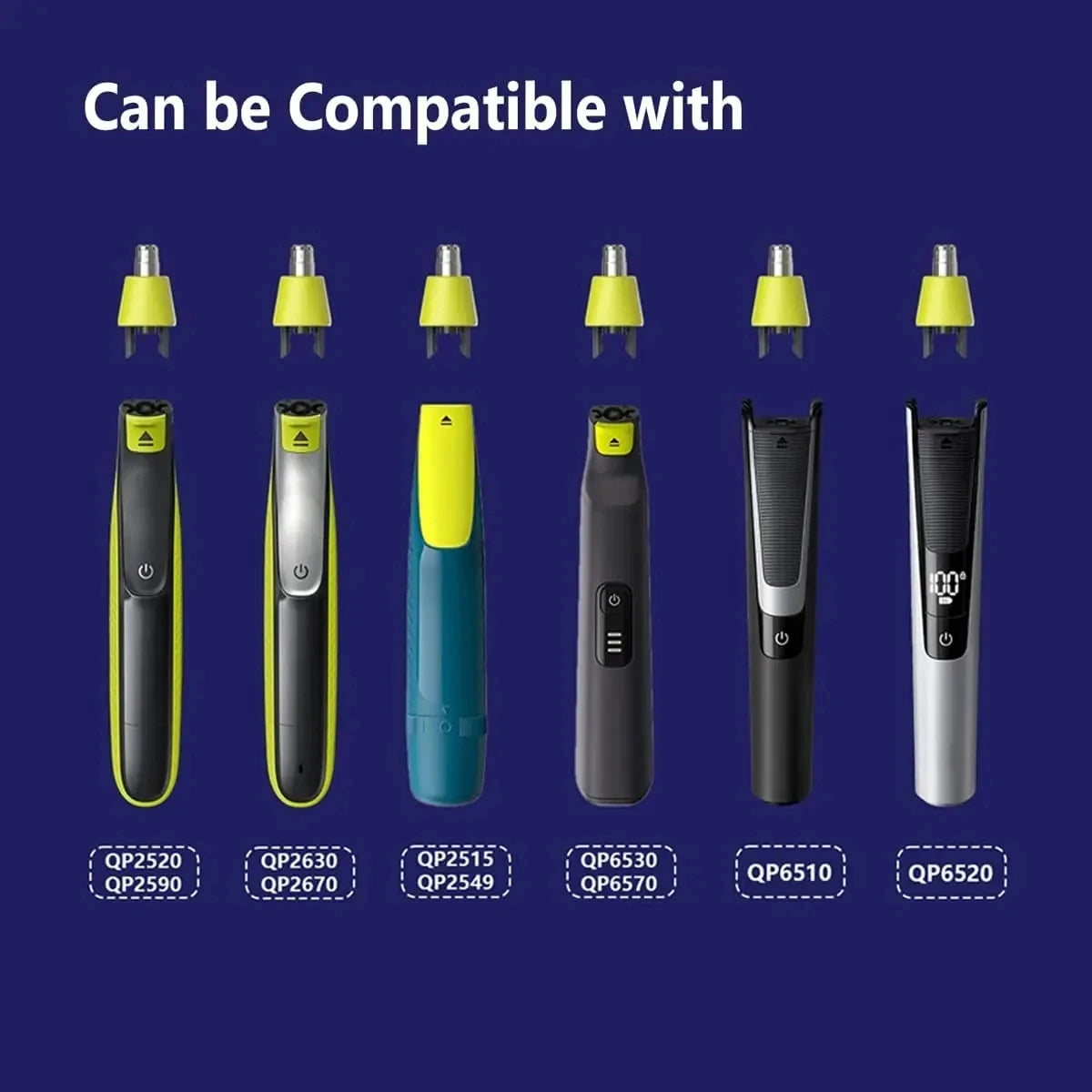 For Philips Oneblade Replacement Blade For Original Philips Oneblade QP210 QP220 QP230 QP2520 QP2530 QP2527 QP2533 QP2630 QP6520