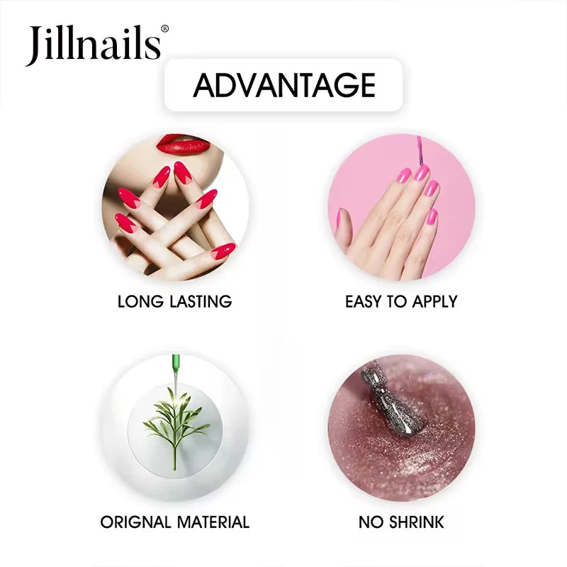 Jillnails Jelly Builder Nail Gel for Nails Extension Hard Soft Cream Gel UV Led 50g 50ml