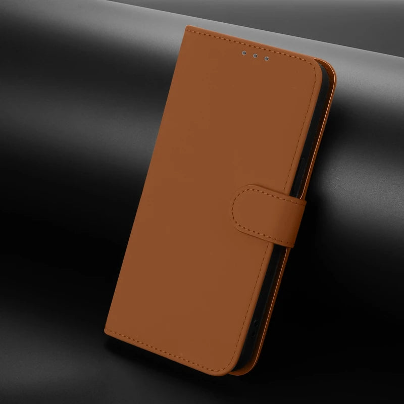 For Funda Tecno Camon 50 Pro 4G Case Candy Solid Color Flip Cover on for Tecno Camon 50 pro 4G CN5c Leather Phone Case Coque