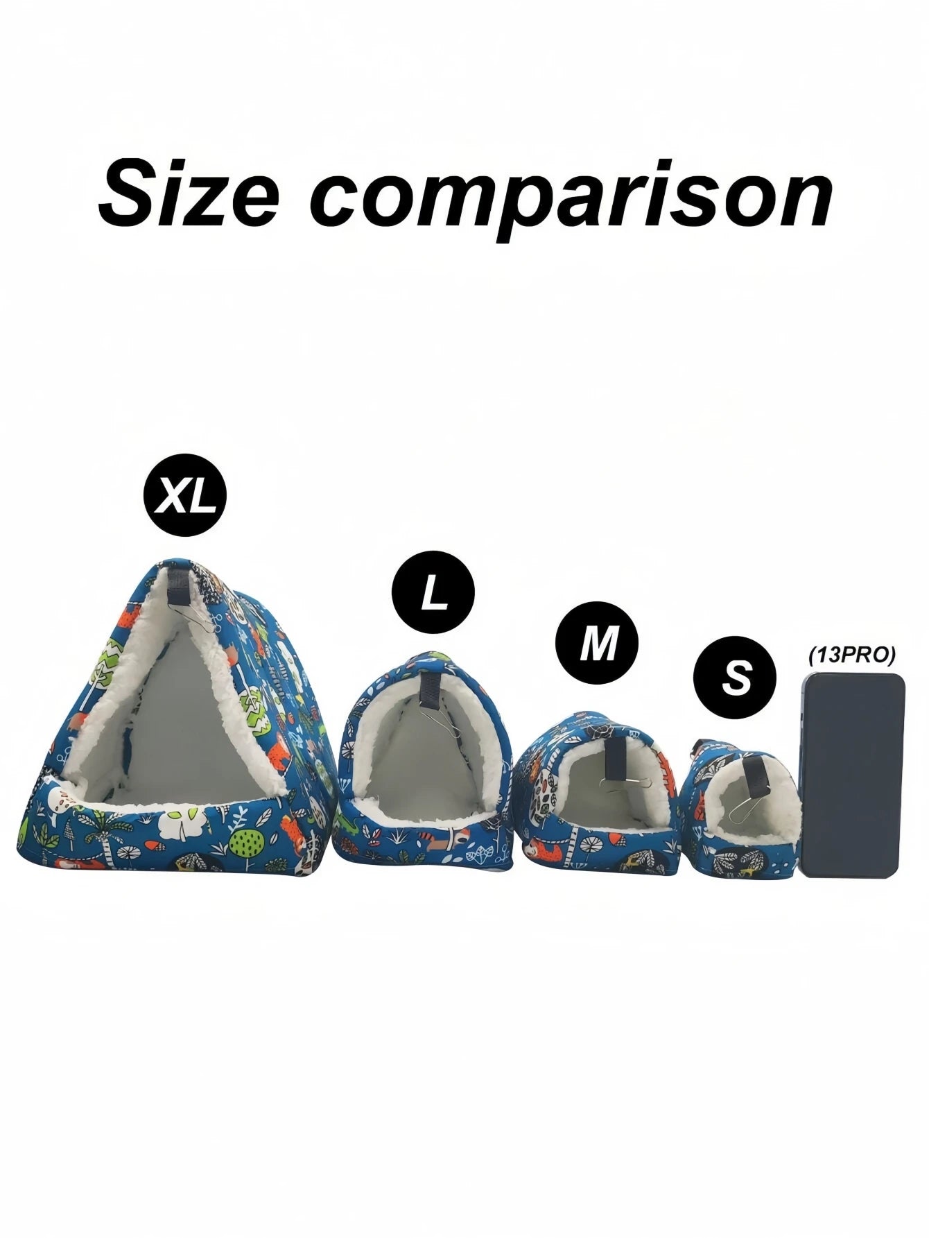 1pc, S/M/L/Xl Birdcage, Warm Bird'S Nest, Winter Bed, House Shed, Hanging Bed, Tent, Plush Hiding Room, Small Pet Parrot