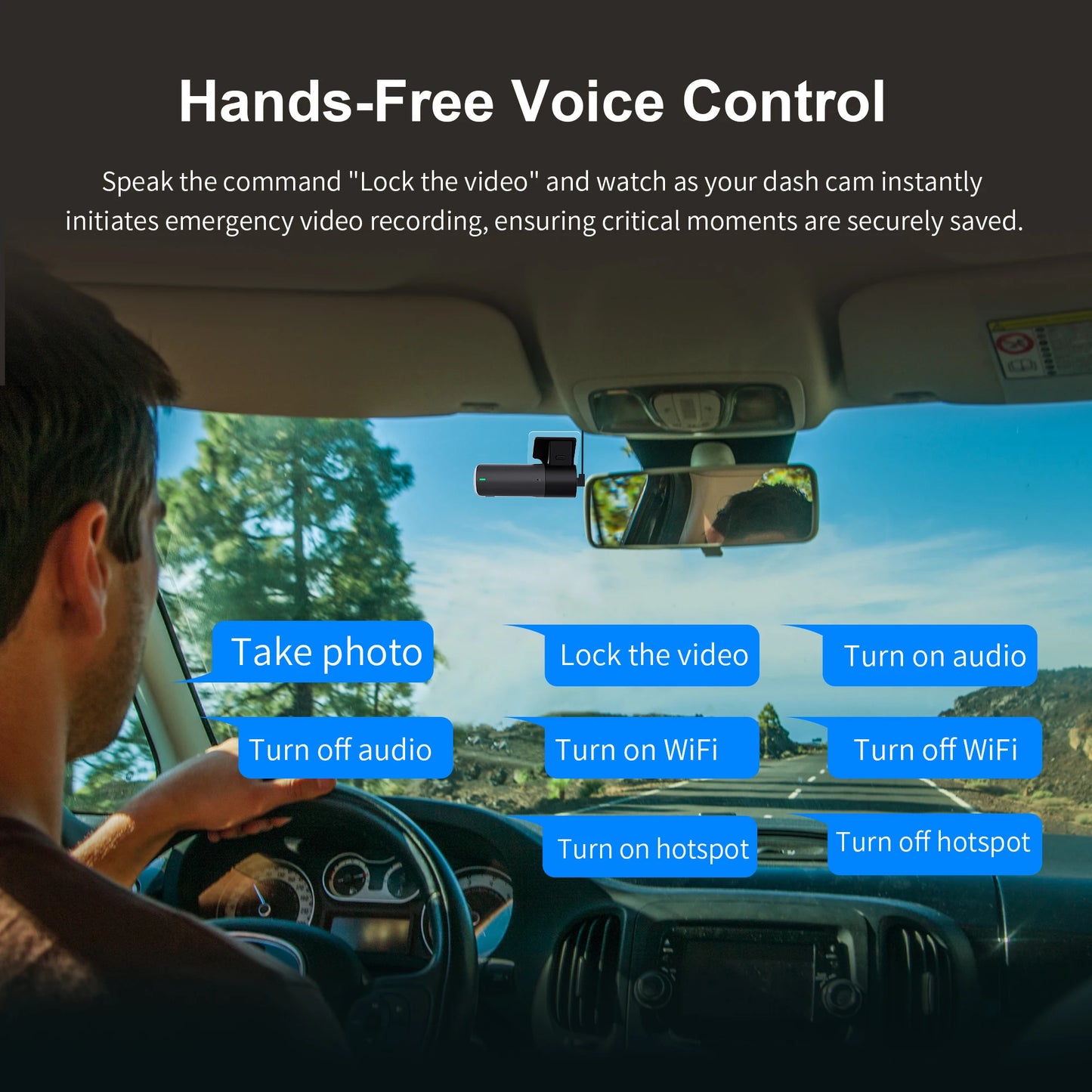 2K Dash Cam For Cars DVR Recorder Front Dash Camera KAWA D5 Emergency Video Recording EN,RU,FR,JP Voice Control WiFi APP Monitor