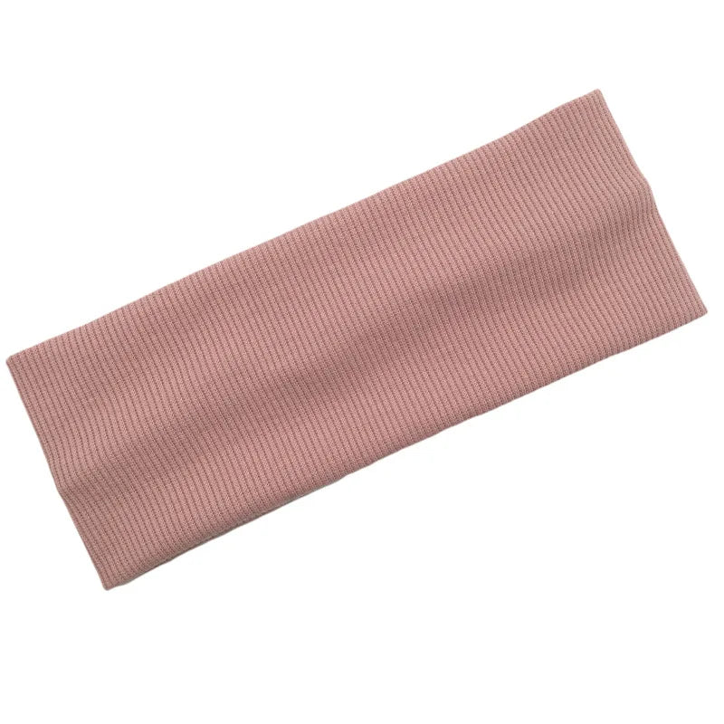 1PC Sports Cycling Wash Face Hairbands Soft Korean Cotton Knitted Headband For Women Girls Bandanas Fashion Hair Accessories.