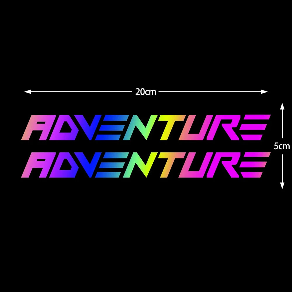 Motorcycle Top Box Reflective Adventure Stickers for Honda Africa Twin BMW GS 1200 1250