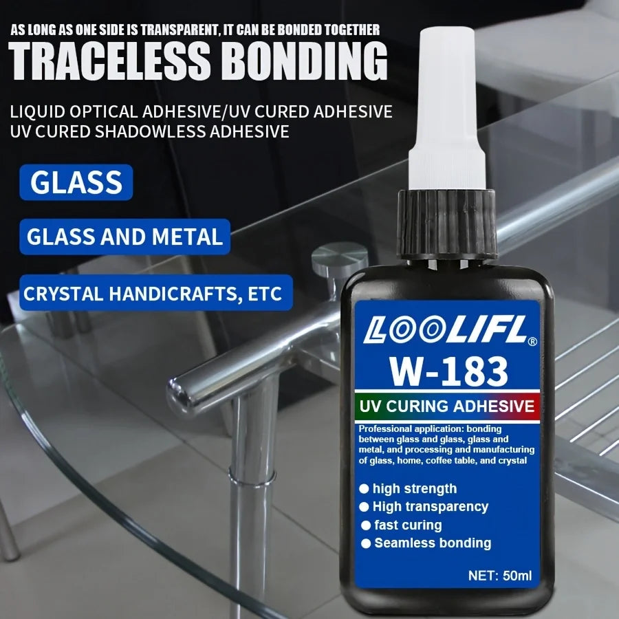 50g Crystal Resin UV Glue DIY Jewelry Making High Hardness Fast Drying Harder Epoxy Glue UV Lam
