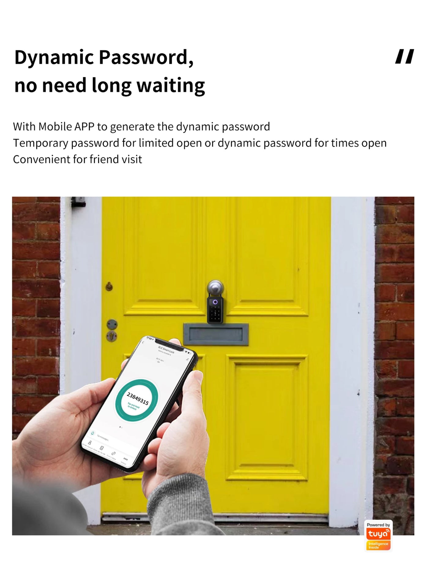 Tuya Smart Key Box Fingerprint Safe Storage Lock Key Digital Security Lockbox Combination Code IC Card Unlock Door Airbnb Rental