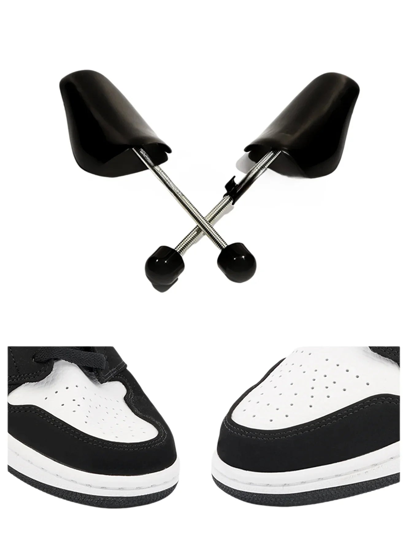 2-Piece Shoe Support Set Wrinkle Resistant Holding Device