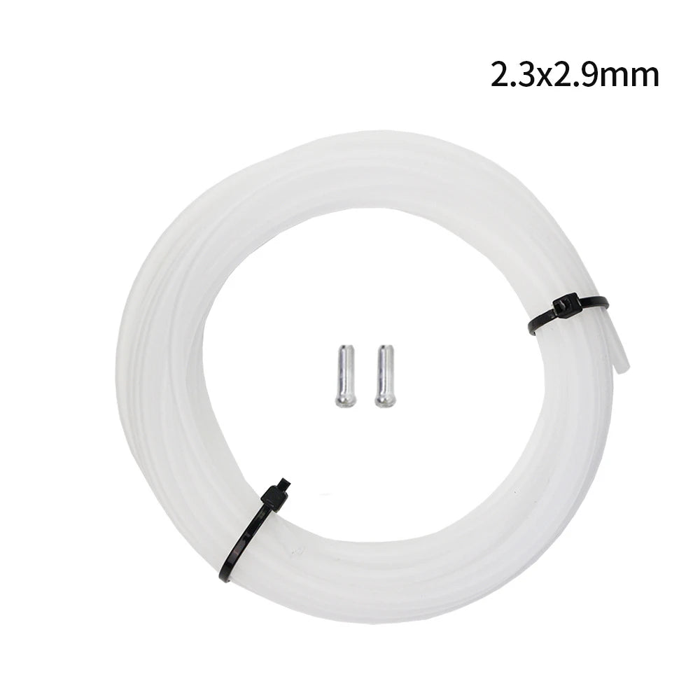 1PC Bicycle Cables Housing Bicycle White Inner Tracking White Inner Lining PVC Fishbone Tube Core Protective Casing Bicycle Part