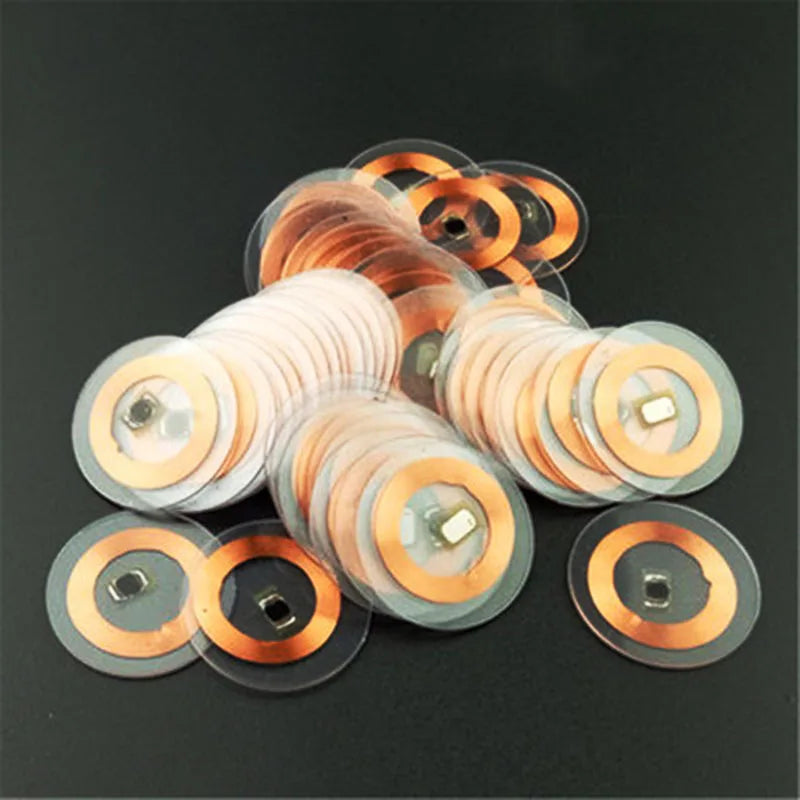 GEN2 CUID Android App MCT Modify Block 0 Changeable UID Rewritable 25mm Copper Coil Transparent Coin Card NFC 13.56MHZ 1K S50