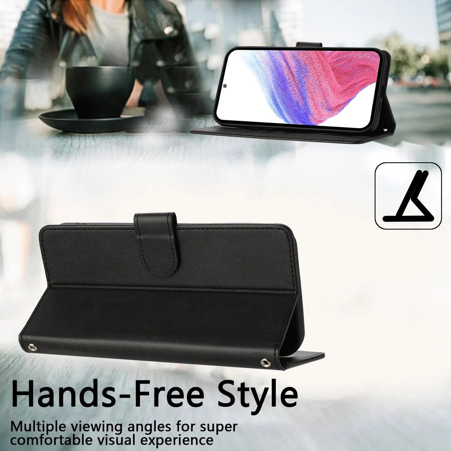 Flip Leather Case For Samsung Galaxy M62 M56 M55 M54 M53 M52 M36 M35 M34 M33 M32 M23 M15 M13 M12 M10s M10 M05 M04 Wallet Cover