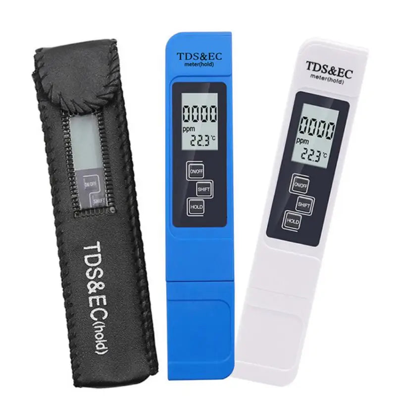 1/3/5PCS Digital Water Quality Tester TDS EC Meter Range 0-9990 Multifunctional Water Purity Temperature Meter TEMP PPM Tester