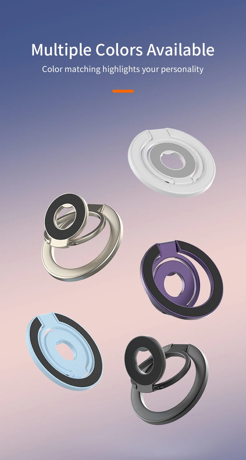 For Magsafe Cellphone Grip Double Sided Magnetic Ring Phone Holder Cellphones Stand Phone Accessories Support Telephone Grip Tok