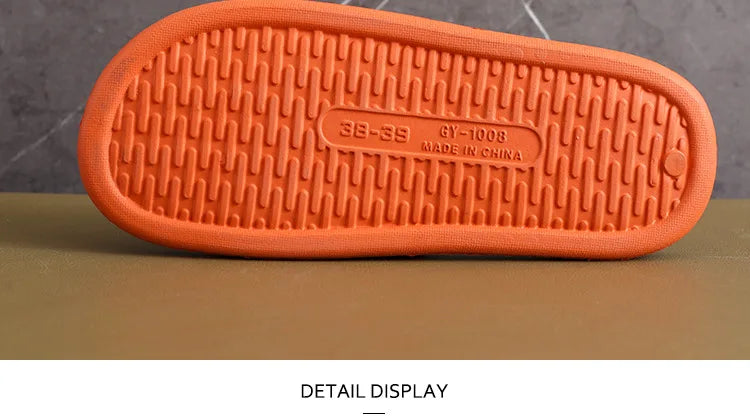 Men And Women Super Soft Eva Thick Platform Slides Minimalist And Comfortable Indoor Bathroom Non Slip Slippers Women Slippers