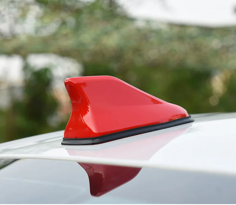 Car Radio Shark Fin Car Shark Antenna Radio FM Signal Design For All Automobiles Aerials Auto Exterior Styling Replacement Parts
