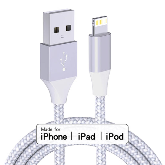 1pc LAIHONEN MFi USB A To Lightning Cable For iPhone 14 13 12 11Pro X XR Max 8 2.4A USB Lighting Charger Cable Data Wire Cord