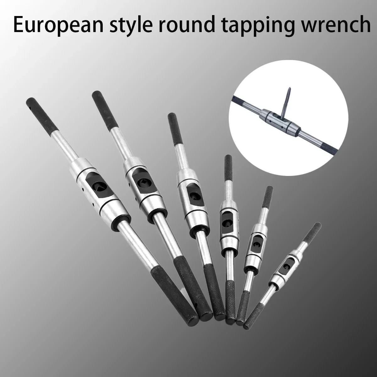 M2-M24 Adjustable Hand Taps Wrench Tools For Mechanic Tapping Winch High Quality Steel Thread Processing Tools CNC Screw Tap